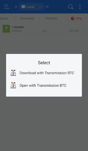 Transmission BTC screenshot 6