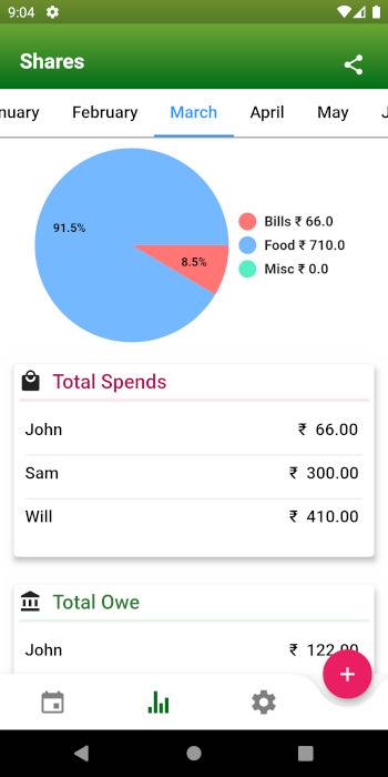 Shared Expense Manager screenshot 1