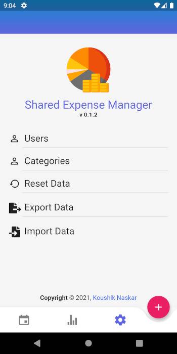 Shared Expense Manager screenshot 2