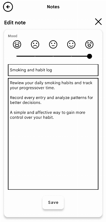 Smoking Tracker screenshot