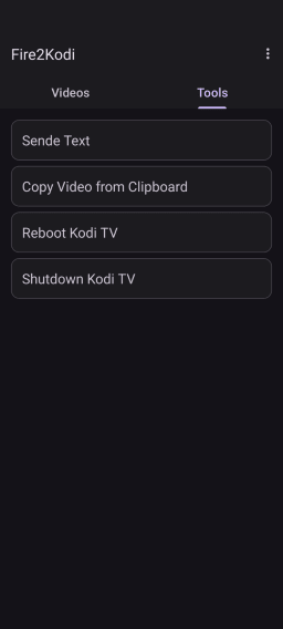Fire2Kodi screenshot
