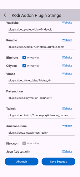 Fire2Kodi screenshot