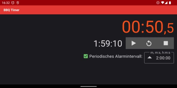 BBQ Timer screenshot