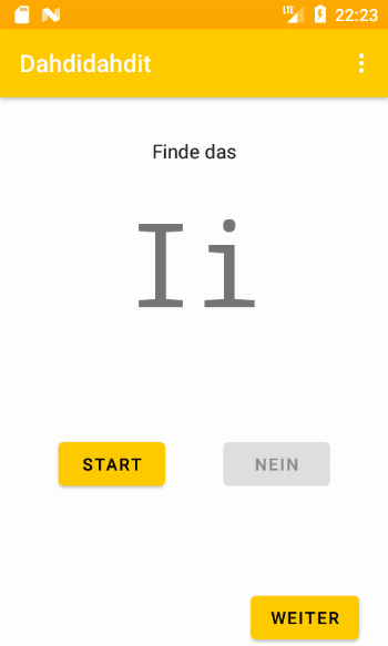 Dahdidahdit — The Morse Trainer screenshot