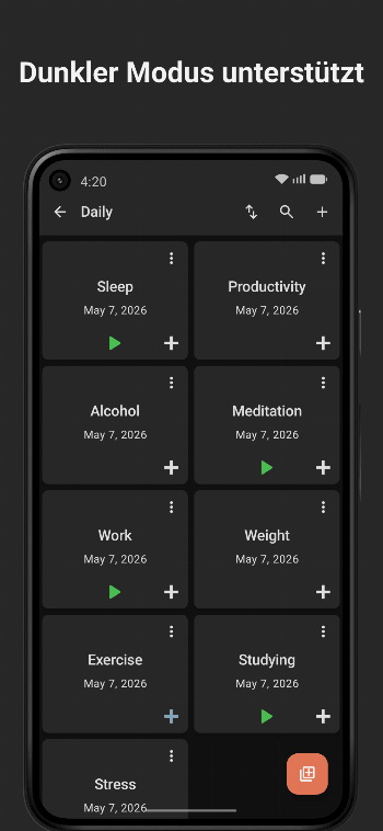 Track & Graph: Habit Tracker screenshot