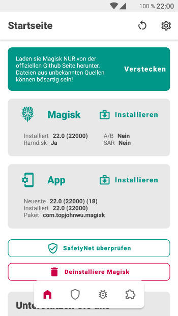 Magisk screenshot