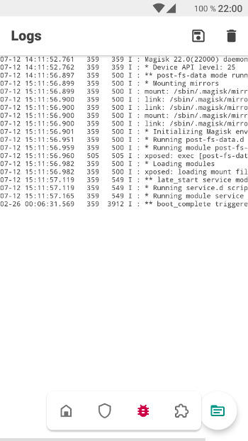 Magisk screenshot