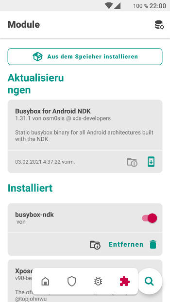 Magisk screenshot