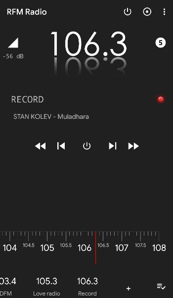 RFM Radio screenshot