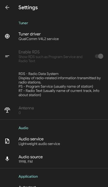 RFM Radio screenshot