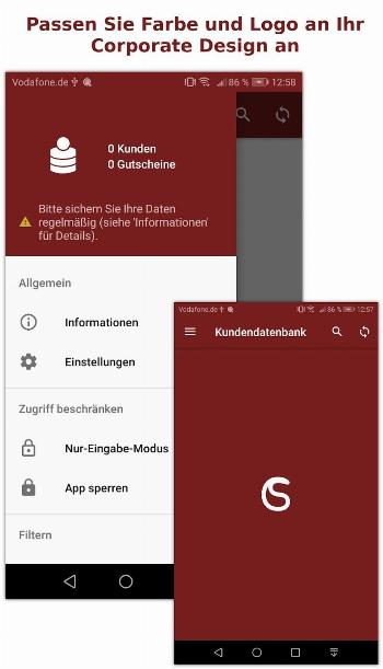 Customer Database screenshot