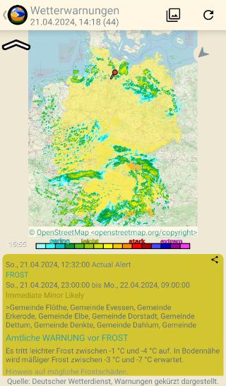 Tiny Weather Forecast Germany screenshot
