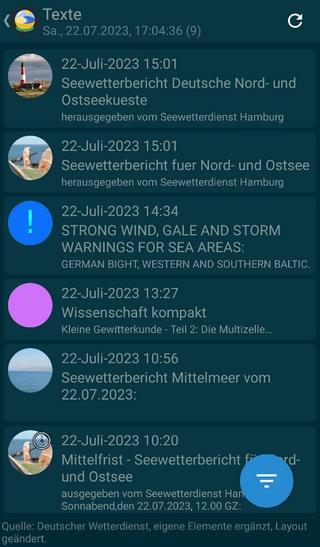 Tiny Weather Forecast Germany screenshot