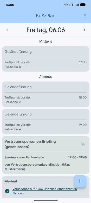 KüA-Plan screenshot