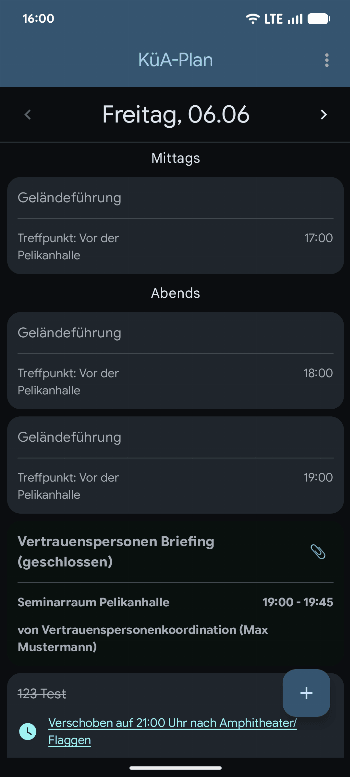 KüA-Plan screenshot