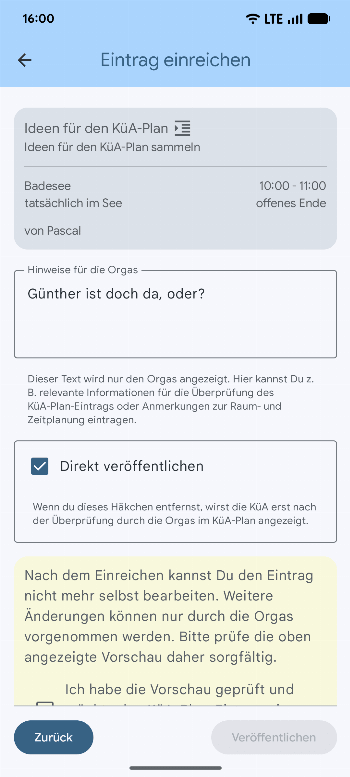 KüA-Plan screenshot