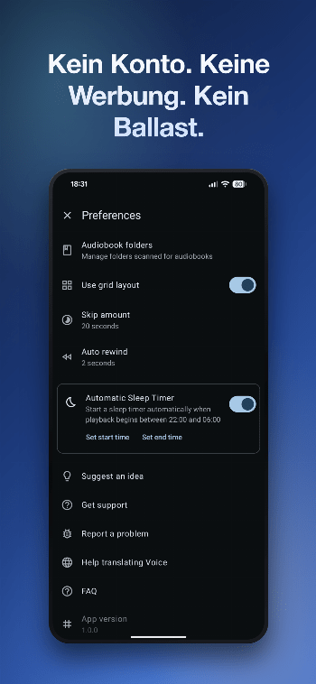 Voice Audiobook Player screenshot