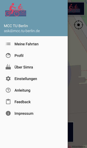 SimRa screenshot