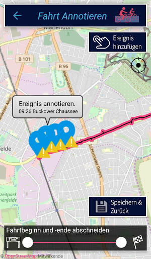 SimRa screenshot