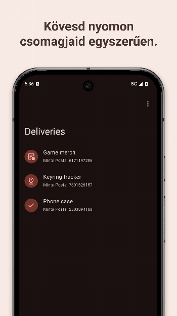 Deliveries: Track your parcels screenshot