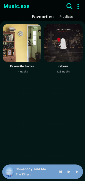Music.axs screenshot