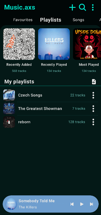 Music.axs screenshot