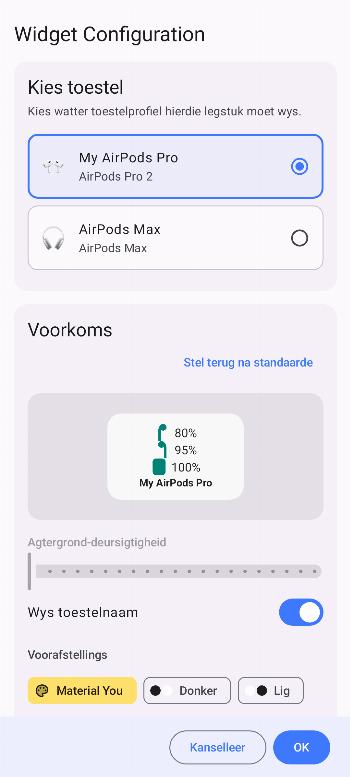 CAPod - Companion for AirPods screenshot