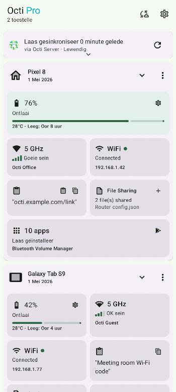 Octi - Multi-Device Sync screenshot