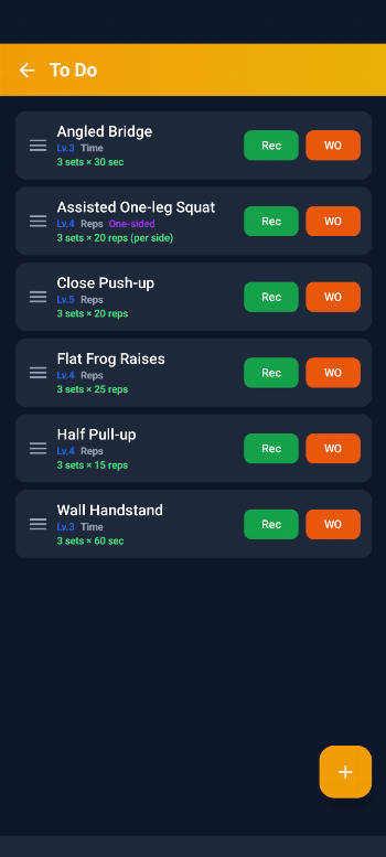 Calisthenics Memory screenshot