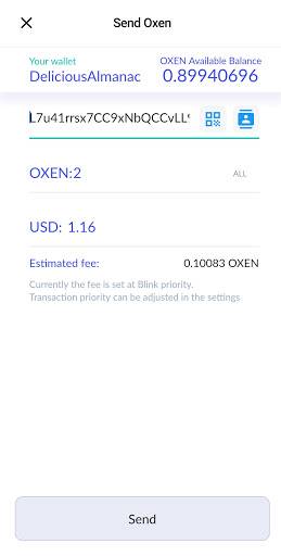 Oxen Wallet screenshot 4