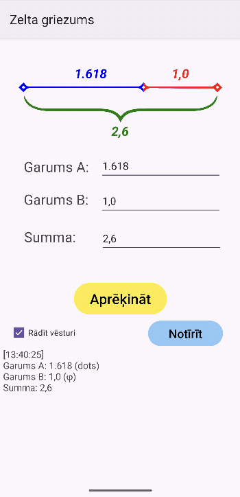 Golden Ratio screenshot