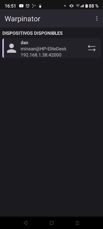Warpinator for Android (unofficial) screenshot