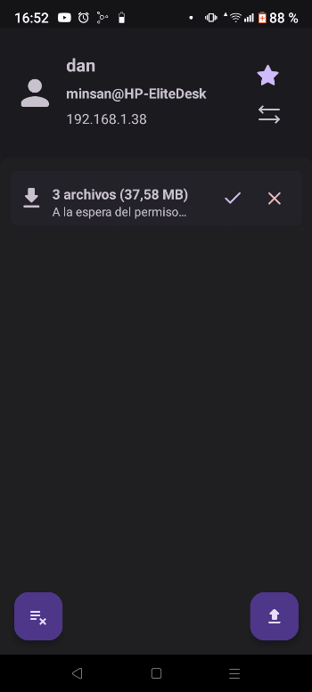 Warpinator for Android (unofficial) screenshot